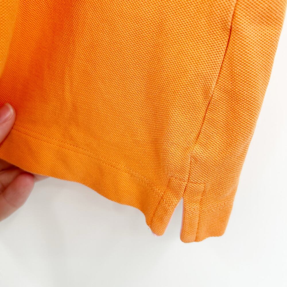 Lilly Pulitzer Womens Preppy Pima‎ Cotton Short Sleeve Polo Shirt Size S Orange - Picture 5 of 6